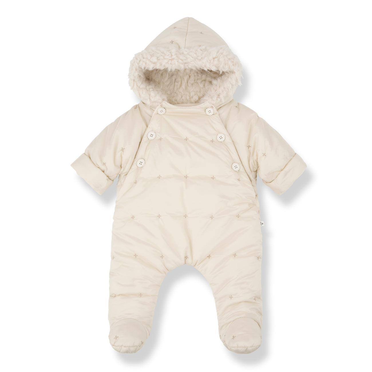 Cohen Quilted Baby Winter Suit (Ecru)